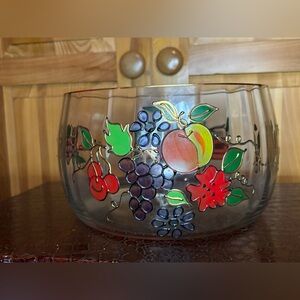 Handcrafted Crystal Fruit Bowl made in Romania